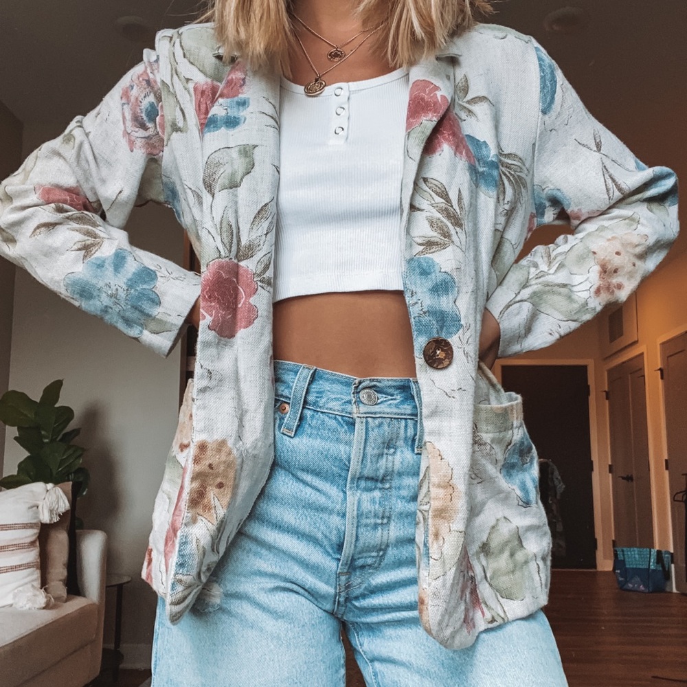 Floral Blazer Jacket